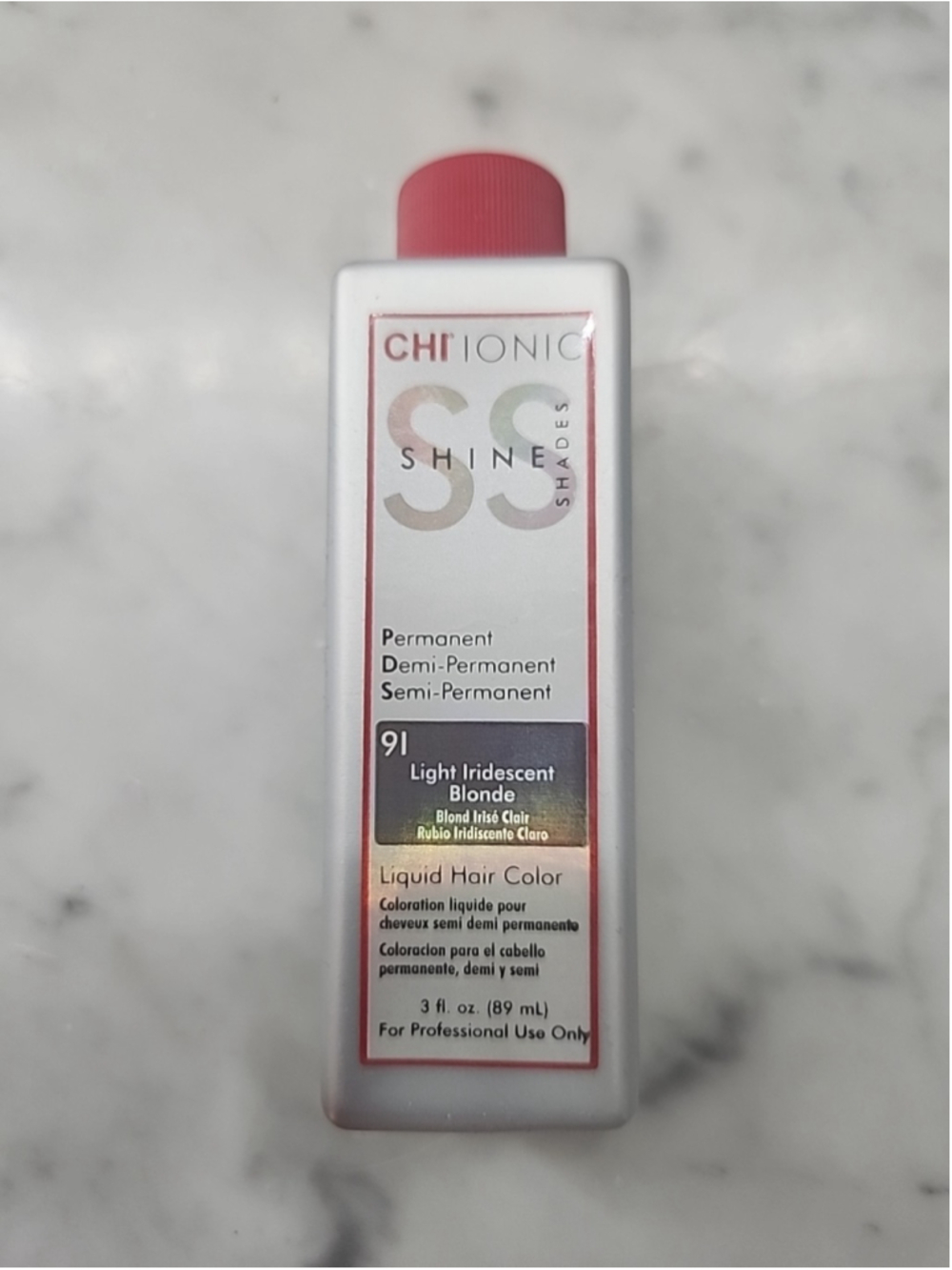 Farouk CHI Ionic Shine Shades 9I Light Iridescent Blonde Hair Color 3oz 90ml